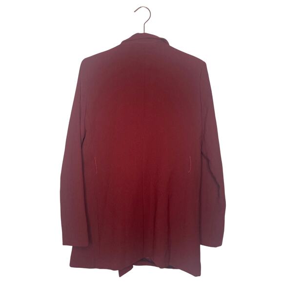 Revolve L'Academie Womens Blazer Medium Red Pockets Event Quiet Luxury Oversized - Picture 7 of 8